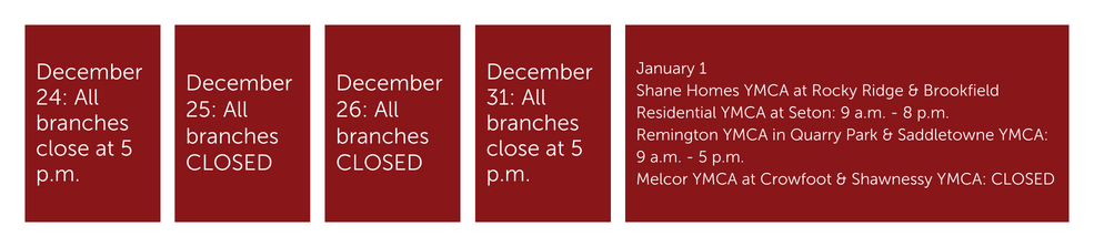 2023 Holiday hours