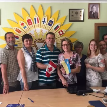 YMCA Ukraine Team with Canada Delegation