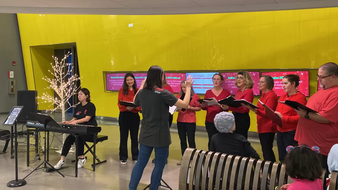 Adult Choir sings