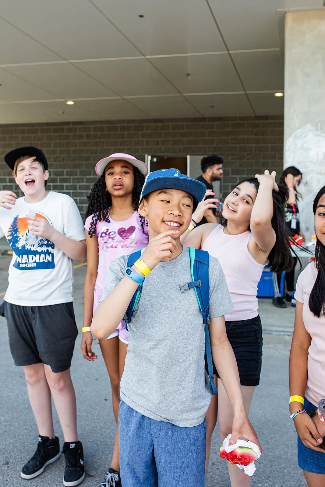 grade 6 participants smiling at camera