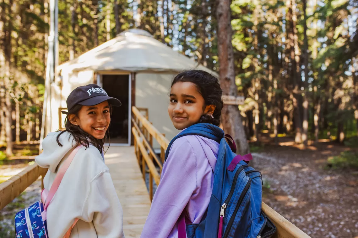 YMCA Camps - two campers at Camp Chief Hector YMCA