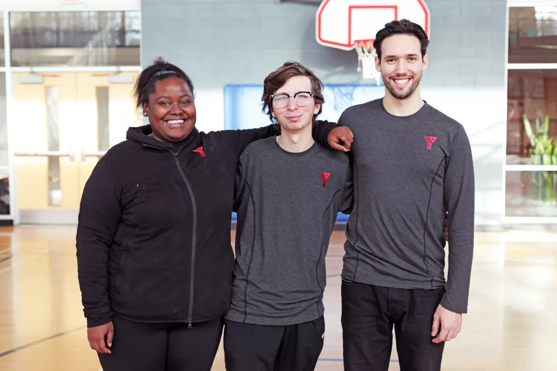 YMCA staff smiling
